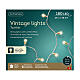 LED-Lichterkette Vintage, 180 warmweiße Micro-LEDs, 8 Funktionen, Timer, 17,9 m, Innenbereich s3