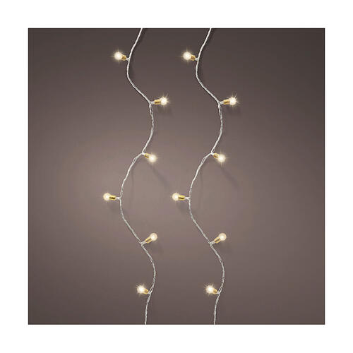Luces vintage blanco cálido 120 microLED twinkle 8 funciones 1