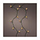 Warm lights 180 vintage LEDs 8 twinkle effect green wire s1