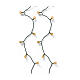 Warm lights 180 vintage LEDs 8 twinkle effect green wire s2