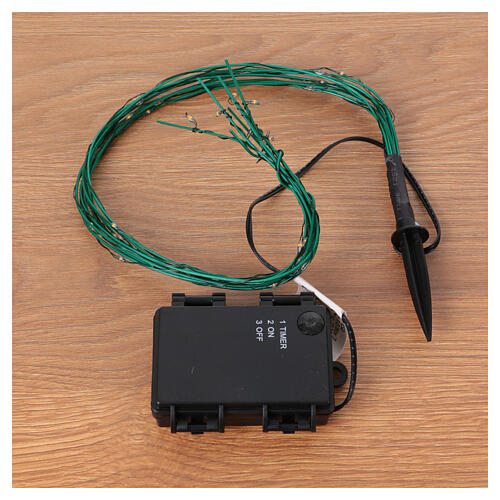 Tenda di luci per piante micro LED esterno verde 40 cm 6