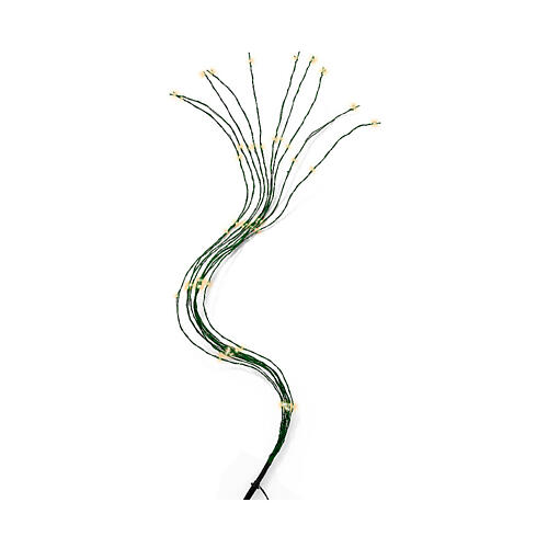 Kurtyna świetlna micro LED do roślin, zielona, 40 cm 2