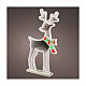 Multicoloured reindeer with Infinity Light, Christmas LED decoration, 33x33x20 in s1