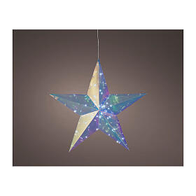 MicroLED star, cold white, indoor use, 14x14x4 in