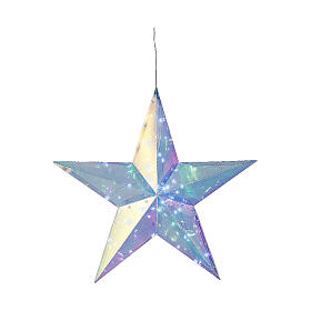 MicroLED star, cold white, indoor use, 14x14x4 in