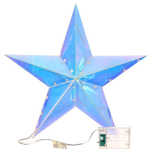 MicroLED star 35x35x10 cm cold white for indoor use 5