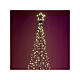 Stylised Christmas tree, outdoor decoration, multicoloured microLEDs, 16 ft s3