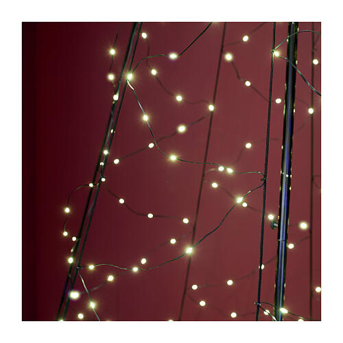 Albero stilizzato 5 metri ambienti esterni luci microLED multicolore 2