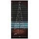Albero stilizzato 5 metri ambienti esterni luci microLED multicolore s4