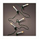 Catena luminosa candele a LED addobbo albero interno 12 metri s1
