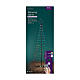 Árbol de hierro estilizado negro luces h 180 cm diámetro 80 cm exterior s9