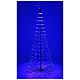 Árvore de metal estilizada preta luzes h 180 cm diâm. 80 cm exterior s4
