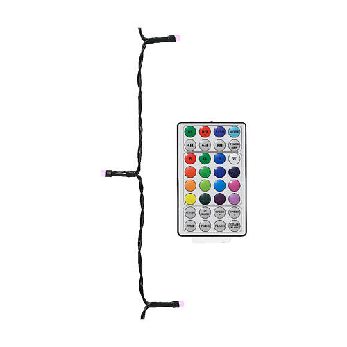 Luces navideñas danzantes 19 m efecto cambio color para uso exterior 2