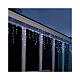 Cortina estalactitas 580x60x60 cm multicolor 212 LED exterior s4