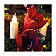 Catena luminosa LED addobbo albero 12 metri candele interno s2