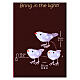 Christmas figures birds 15x5x10 cm internal external 30 LEDs s3