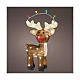 Lighted reindeer with 48 LEDs, indoor/outdoor acrylic figure, 6x12x18 in s1