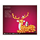 Deer, squirrel and bird, 140 LEDs, acrylic figure for indoor and outdoor, 12x32x26 in s4