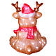 Christmas reindeer 80 LEDs 35x40x45 cm indoor outdoor acrylic s7