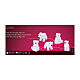 Set of 5 polar bears, acrylic indoor/outdoor decorations, 70 LEDs, 6x4x4 in s8