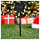 Set 3 uccellini bianchi luce solare 5x15x10 cm esterno 30 LED s7