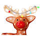 Renna 48 LED acrilico interno esterno 30x15x45 cm Natale s3