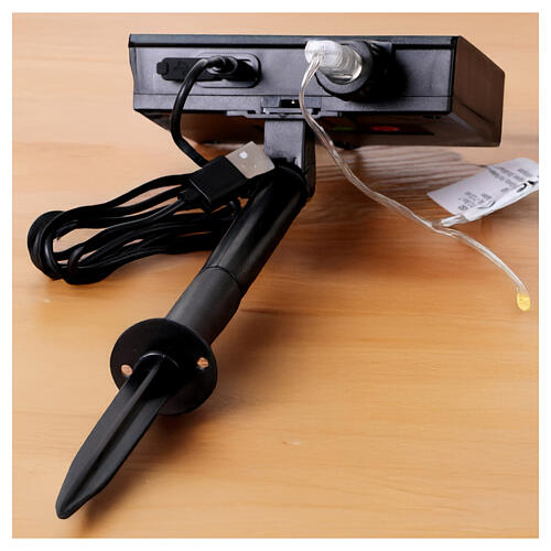 Renifer świąteczny z 48 diodami LED, akrylowy, do wewnątrz/na zewnątrz, 30x15x45 cm 12