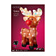 Reindeer 48 LED acrylic indoor outdoor 30x15x45 cm Christmas s4