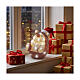 Erizo luminoso acrílico 30 LED 20x25x25 cm interior exterior s2