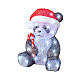 Panda navideño luminoso 25x25x35 cm 50 LED uso interior exterior s7