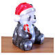 Panda natalizio luminoso 25x25x35 cm 50 LED uso interno esterno s2