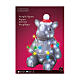 Rinoceronte luci Natale interno esterno 25x30x40 cm 70 LED s3