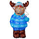 Acrylic Christmas reindeer with 105 LEDs, indoor/outdoor, 8x10x18 in s4