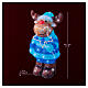 Renna di Natale 20x25x45 cm 105 LED uso interno esterno acrilico s3