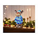 Renna di Natale 20x25x45 cm 105 LED uso interno esterno acrilico s2