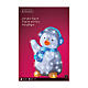 Christmas penguin with 70 LED lights, 12x14x18 in, acrylic figure, indoor/outdoor s4