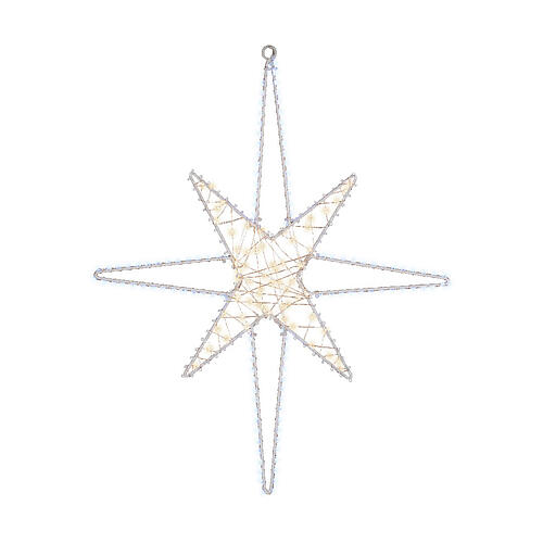Stella luminosa 221 microLED metallo 60x50 cm interno esterno 6