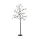 Lighted black metal tree, h 59 in, 480 LEDs, outdoor s3