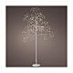 Albero bianco in ferro 480 LED esterno h 150 cm s1
