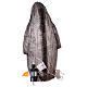 Pinguini colorati acrilico 60 LED interno esterno 50x25x30 cm s7