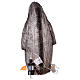 Pinguini colorati acrilico 60 LED interno esterno 50x25x30 cm s7