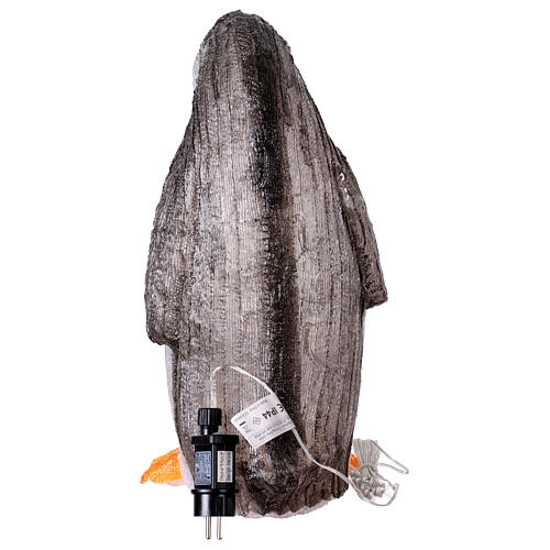 Colorful acrylic penguins 60 LEDs int ext 50x25x30 cm 7