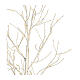 Albero 400 microLED bianco h 150 cm esterno con neve s2