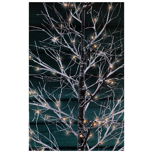 Albero natalizio illuminato 96 LED esterno 180 cm altezza 2