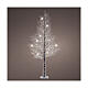Albero natalizio illuminato 96 LED esterno 180 cm altezza s1