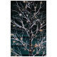 Albero natalizio illuminato 96 LED esterno 180 cm altezza s2
