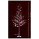 Albero natalizio illuminato 96 LED esterno 180 cm altezza s4