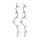 Catena luminosa Natalizia vintage 120 LED interno bianco caldo  s6
