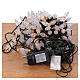 Catena luminosa Natalizia vintage 120 LED interno bianco caldo  s10