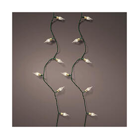 Luzes de Natal 180 LEDs vintage 17,90 m efeito intermitente interior